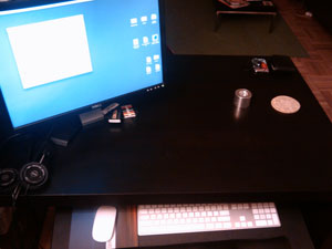 Dash's desk