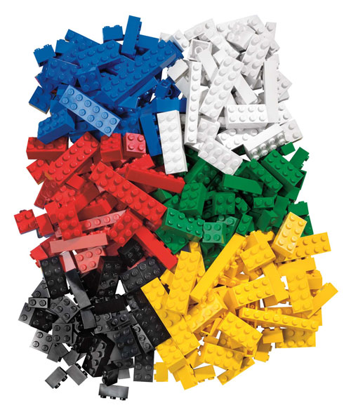 Selection of Lego pieces