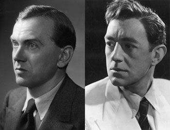 Graham Greene and Alec Guinness